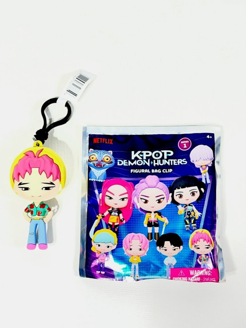 KPOP Demon Hunters 4" ABBY 3D Figural Bag Clip Keychain Figure NEW 2026